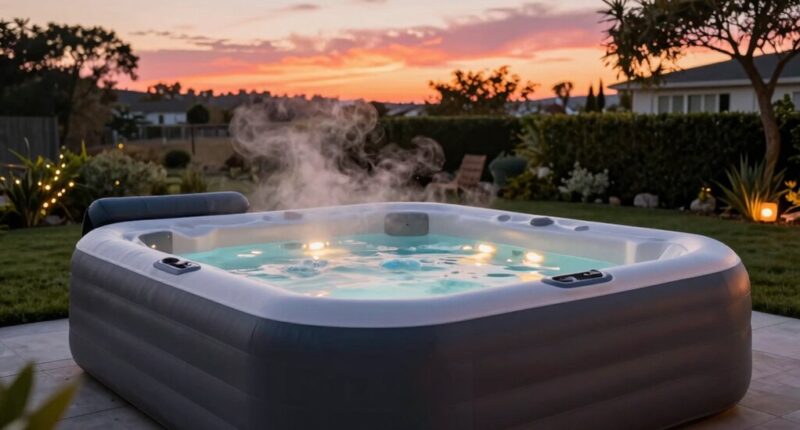 top inflatable hot tubs