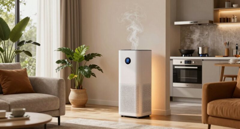 top large room cooking odor purifiers