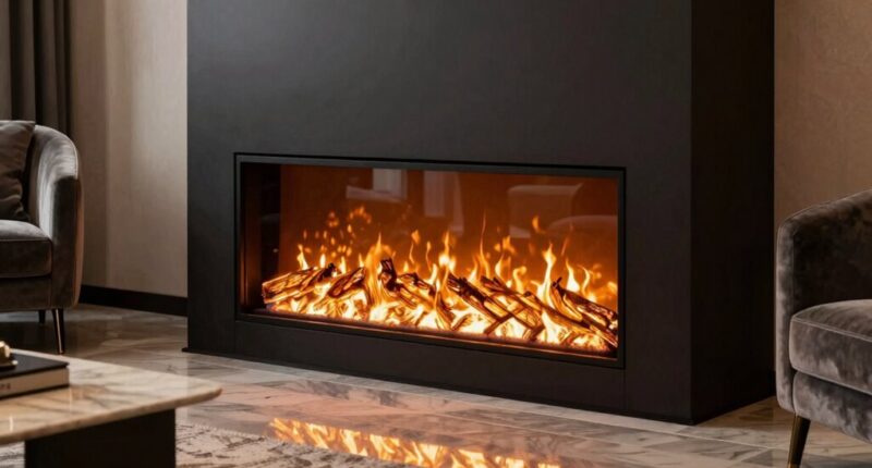 top luxury electric fireplaces