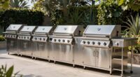 top luxury stainless grills