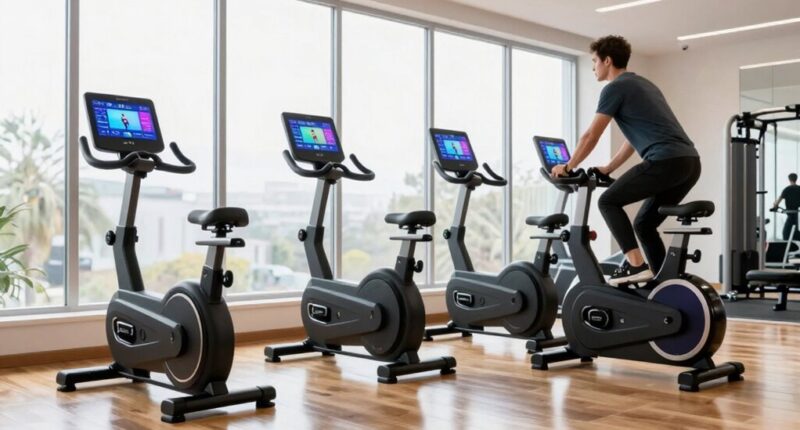 top smart exercise bikes
