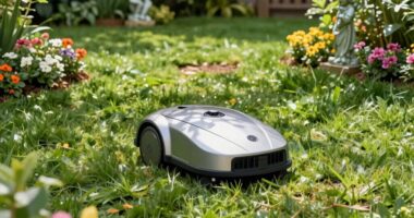 wireless robotic lawn mower navigation