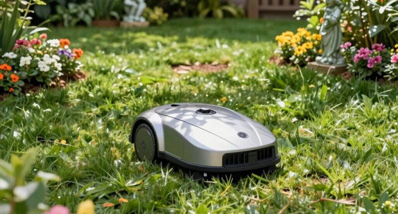 wireless robotic lawn mower navigation