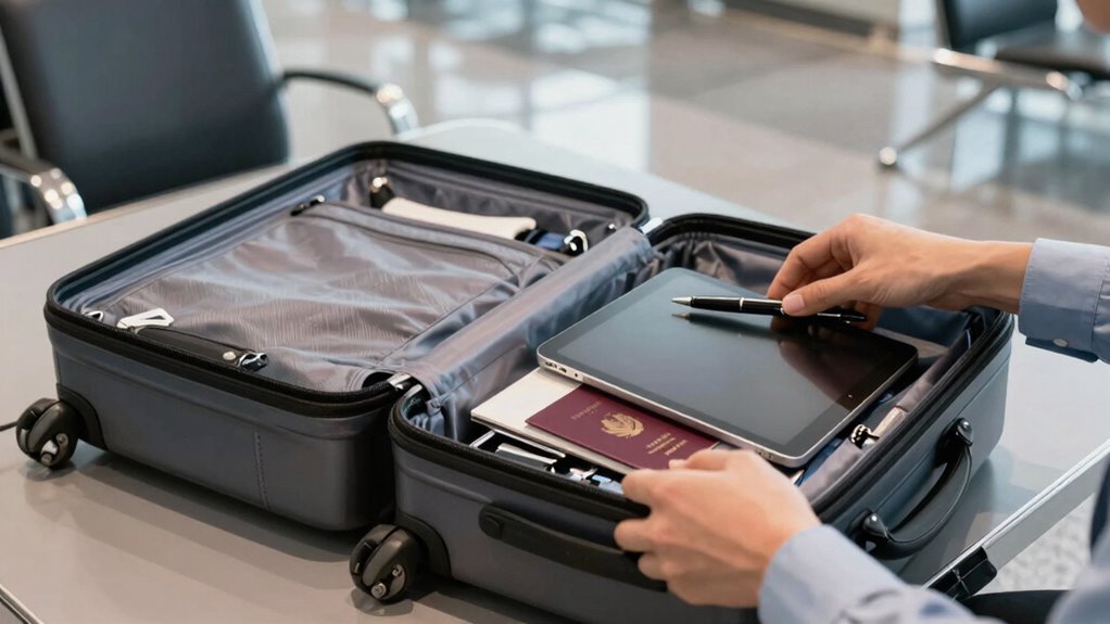 efficient organized travel packing
