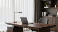 elegant yet functional workspace