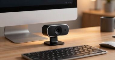 high quality professional webcam setup