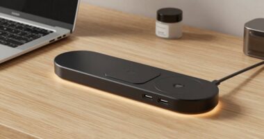 luxury desk charging stations
