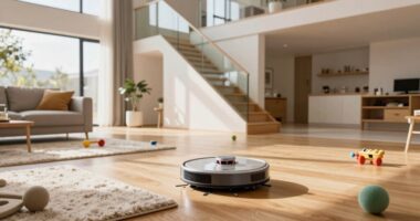 multi floor robot vacuum setup