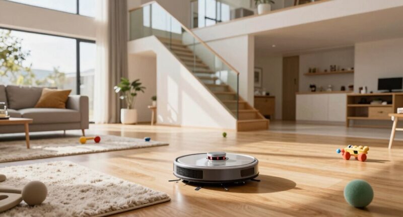 multi floor robot vacuum setup