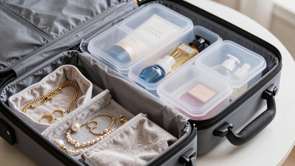 organized safe travel packing