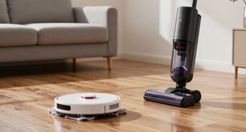 robot mop versus combo