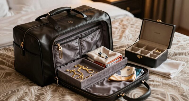 safeguarding accessories during travel