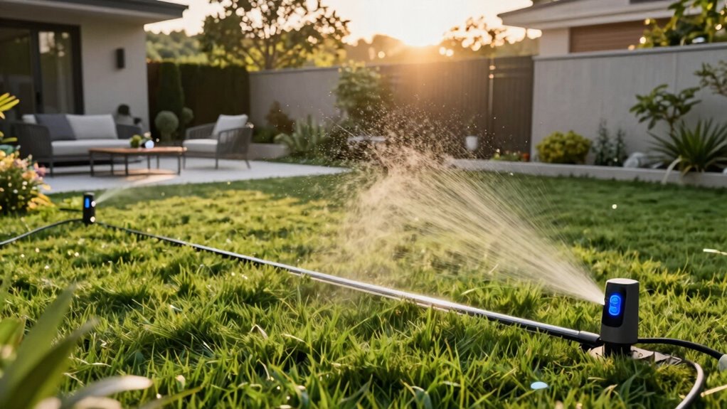smart water saving garden automation