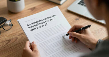 Governments, companies, nonprofits should invest in free, open source AI [pdf]