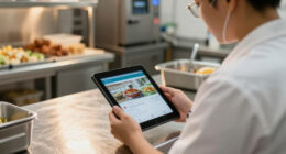 Streamlined Food Safety Inspections With Vision-Model Kitchen Walk-Throughs