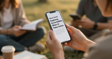 Many Hands: Exploring Accountability When AI Takes Action