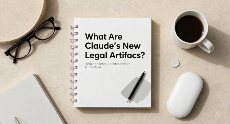 What Are Claude’s New Legal Artifacts? Anthropic Introduces Interactive Tools